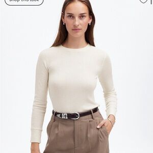 Madewell ribbed long sleeve
